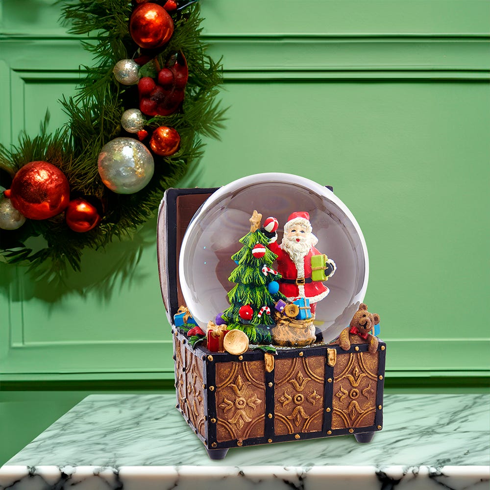 Kurt Adler 100MM Santa Musical Water Globe